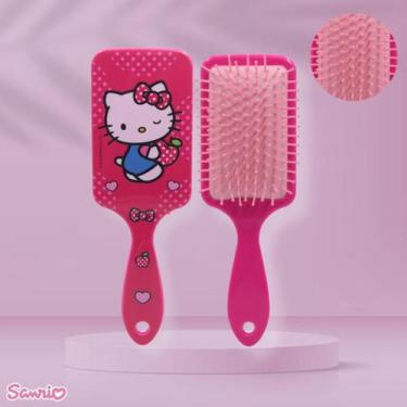 Imagem de Escova Hello Kitty Anti Frizz Para Todos os Tipos de Cabelo - Sanrio