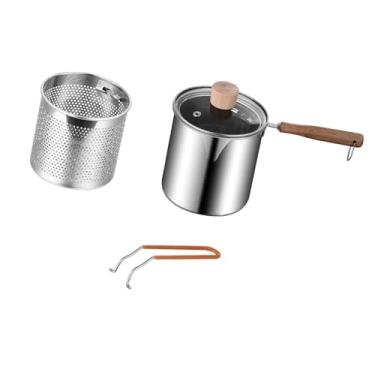 Imagem de Ioensy Fritar panela de fritadeira Deep Fryer Manusenidade Pan cozinhando com capa Universal Fries French Cooking Conjunto de panelas, Style a