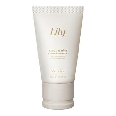 Imagem de Creme de Mãos Acetinado Hidratante Lily 50g