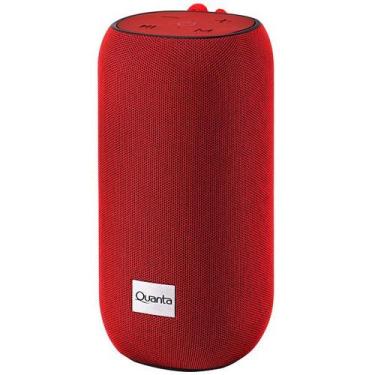 Imagem de Speaker Quanta QTSPN5 5 Watts com Bluetooth - Vermelho