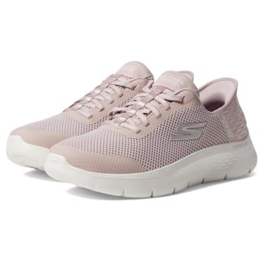 Imagem de Skechers Tênis feminino Go Walk Flex Hands Free Slip-ins-Grand Entry, Malva, 7.5 Wide
