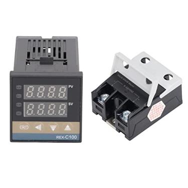 Imagem de Controlador de Temperatura do Termostato PID Conjunto de Temperatura 0−400 ℃ Com relé Termocópia Afunção Industrial Afluindo Resposta Rápida para o Aquecedor Agrícola Indústria