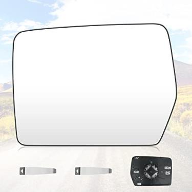 Imagem de Youxmoto Para Ford F150 2004-2014 motorista esquerdo aquecido vidro retrovisor lateral, com suporte traseiro, substituir 4L3Z-17K707-Db lado do motorista (esquerda) preto