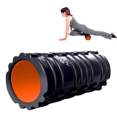 Imagem de Rolo Ranhuras Massagem Foam Roller Liberacao Miofascial Fisioterapia M