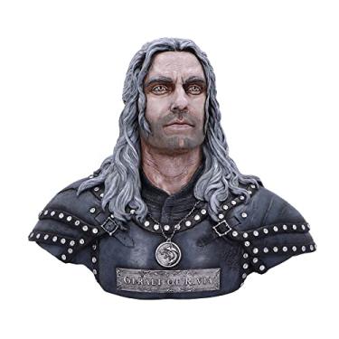 Imagem de Nemesis Now Busto oficialmente licenciado The Witcher Geralt of Rivia 39,5 cm, 39,5 m, cinza