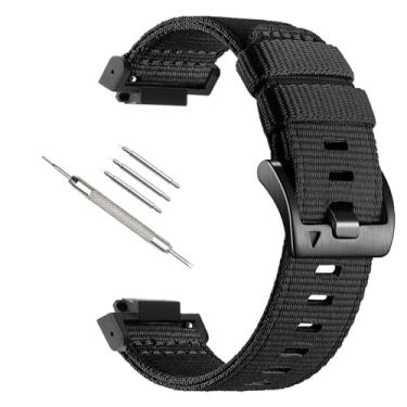 Imagem de PONATTENO Pulseira de relógio de nylon estilo militar compatível com Casio G-Shock DW-5600/8900, GA-100/GW-B5600/GB-5600 /GW-6900, pulseira de nylon respirável à prova de suor, pulseira de
