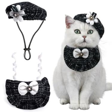 Imagem de HOWWFALY Fantasia de princesa de animais de estimação, fantasias de Natal, fantasia de aniversário, gato, fantasia de festa para cães (camélia)