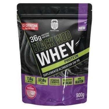 Imagem de Black Wod Whey Com 3g de Creatina por dose 900g - WOD NUTRITION-Unissex