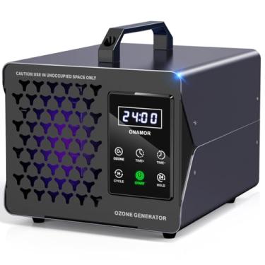 Imagem de onamor Gerador De Ozônio Digital Onamor, Eliminador Odores 99.000 Mg, Máquina Alta Capacidade Para Remoção Até 740 M², Eliminador, Ozonizador Ionizador Casa, Carro, Fumaça, Quarto Animais Estimação