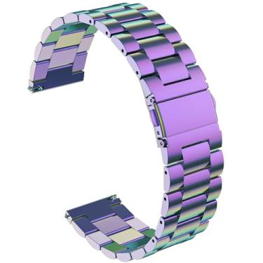 Imagem de Pulseiras de relógio masculinas Casio MDV106-1AV/MTP-VD01, pulseira de substituição de aço inoxidável de 22 mm para Casio MDV-106 Series, Medium, Aço inoxidável, Sem Pedra Preciosa