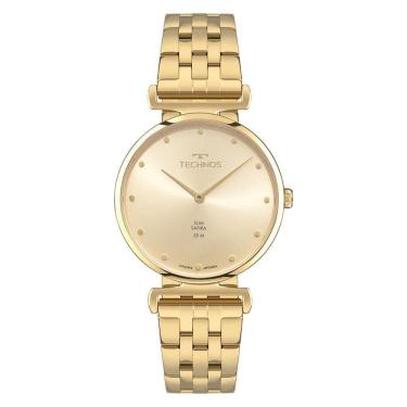 Imagem de Relógio Technos Feminino Slim Dourado - Vj20ad-1x Vj20ad-1x