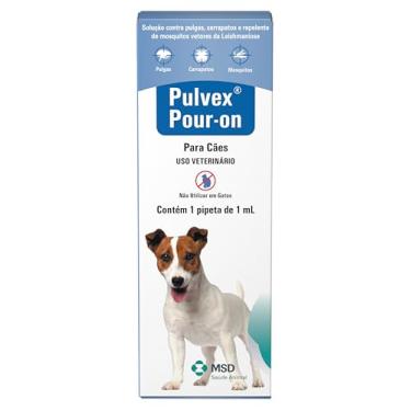 Imagem de Pulvex® Pour-on 1ml - Antipulgas e Carrapatos - MSD Saúde Animal