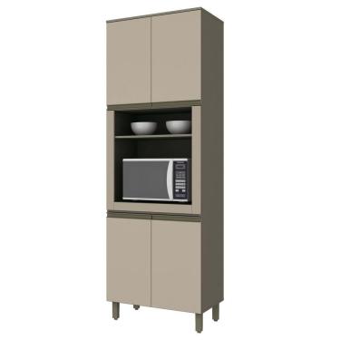 Imagem de Paneleiro Torre Quente 4 Portas 71,5cm Connect Henn Duna/Cristal