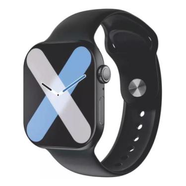 Imagem de Smartwatch Relógio Preto S10 Luxo Prova D'agua Amoled Faz e Recebe Lig