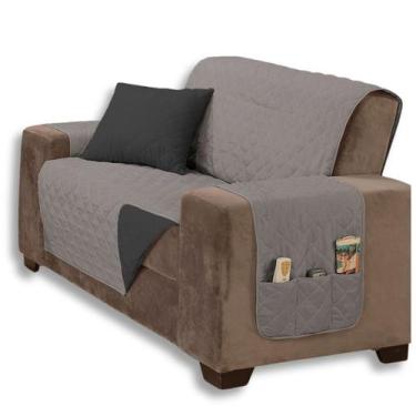 Imagem de Capa Protetora de Sofá King 2 Lugares Impermeável Dupla Face - MR ENXO