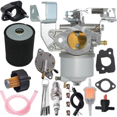 Imagem de Carburador J38-14101-00 com bomba de combustível e filtro de ar, substituição para Yamaha G2 G5 G8 G9 G11 1985-1995 motores de 4 ciclos substituir J38-14101-01 J38-14101-02