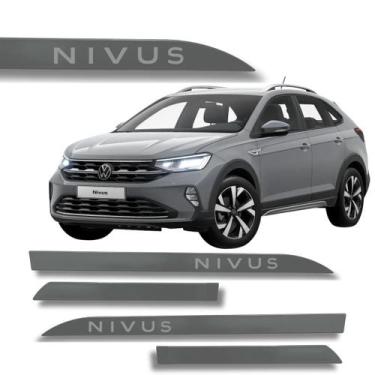 Imagem de Jogo Friso Lateral Nivus Ponta de Faca Grafia Cores Volks - Macall, Ci