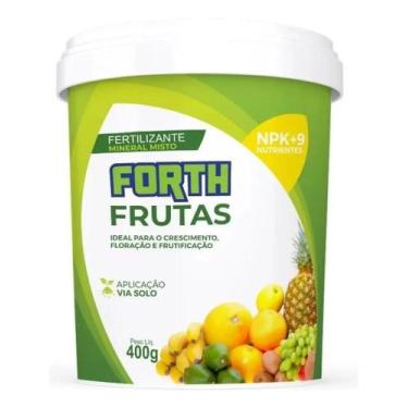 Imagem de Fertilizante Adubo Mineral Misto Forth Frutas Npk+9 Nutrientes 400g