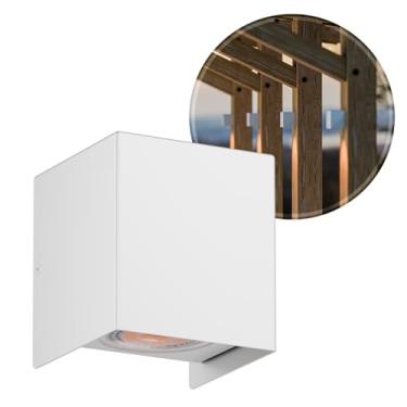 Imagem de Arandela Pergolado Foco Luminária De Parede Em Alumínio Gu10 MF291 (Branco)