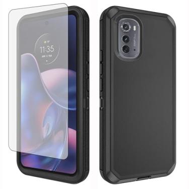 Imagem de Asuwish Capa de celular para Motorola Moto Edge 2022/MotoEdge 5G UW 2022 Capa de celular híbrida robusta à prova de choque à prova de quedas acessórios móveis resistentes de corpo inteiro Gen 3
