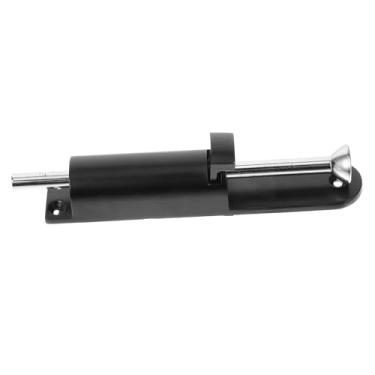 Imagem de NUOBESTY Trava de portão acionado por mola, trava de aterramento resistente para portas de metal de madeira, parafuso de bengala durável para fácil instalação, uso confiável, design elegante para