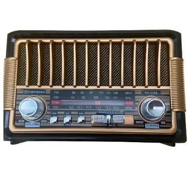 Imagem de Rádio Retrô Vintage AM/FM KAPBOM