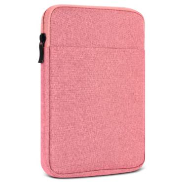 Imagem de UrbanX Capa para tablet de 8 polegadas para Amazon Kindle Fire/HD/HDX/bolsa protetora portátil leve para laptop com dois bolsos rosa