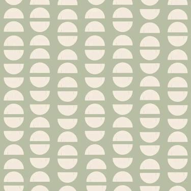 Imagem de Papel De Parede Revoada Café Verde E Branco 4464