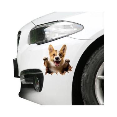 Imagem de Adesivo 3D À Prova D'água Para Carro De Cachorro, Capa De Proteção Con