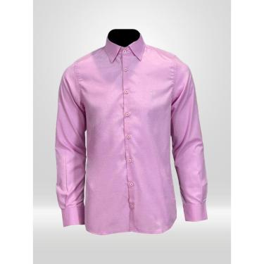 Imagem de CAMISA MASCULINA MANGA LONGA ROSA VICTOR VARRENS-Masculino