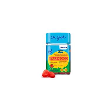 Imagem de Multigood Fini Kids Sabor Morango 30 Gomas Dr Good-Unissex