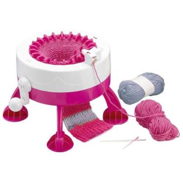 Imagem de Máquina De Tricô Infantil Criativa Dm Toys Com Acessórios - Comercial 