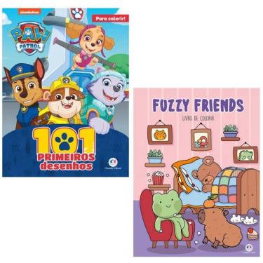 Imagem de Livros De Colorir Da Patrulha Canina E Fuzzy Friends