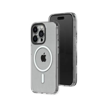 Imagem de RhinoShield Capa transparente compatível com Magsafe para [iPhone 15 Pro] | Capa de telefone magnética superior, resistência avançada ao amarelamento, transparente, transparente protetora e
