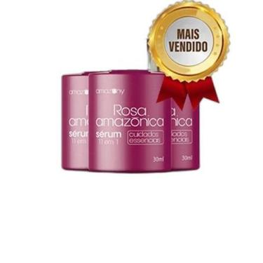 Imagem de Rosa Amazonica Serúm 3 Frascos - Amazony