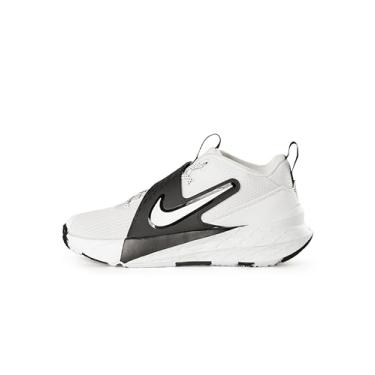 Imagem de Nike Tênis de basquete Team Hustle D para crianças, Branco/Preto, 21