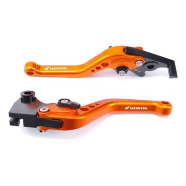 Imagem de Manete Esportivo Gravado A Laser Cbr250r Cbr500r Cb500 - Special Lever