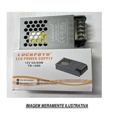 Imagem de Fonte Tipo Industrial 12v 5a 60w  Alta Qualidade - foyu