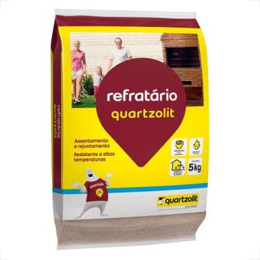 Imagem de Argamassa quartzolit refrataria 5kg cinza