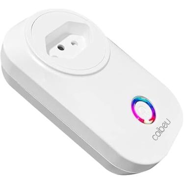 Imagem de Tomada Inteligente Wi-Fi – Controle Remoto pelo Celular, Cor Branca, Compatível com Alexa e Google Assistente