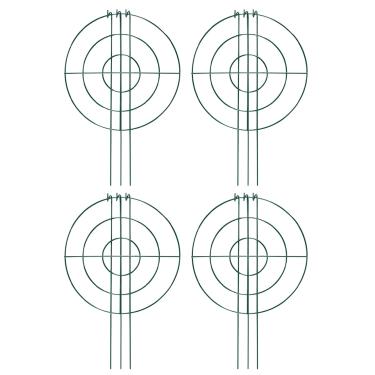 Imagem de Gaiola de suporte de peônia - Suportes de hortênsia para quintal - Gaiola de metal para plantas para Monstera, vegetais, tomate, hortênsia, morango, flor para agricultura, canteiro elevado, jardim