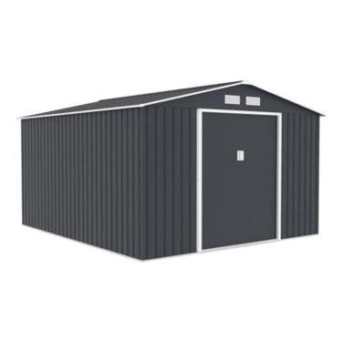 Imagem de Deposito De Aco Casa Container Jardim Exterior 322x277x203cm Cor Cinza