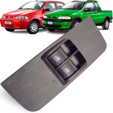 Imagem de Botão De Vidro Elétrico Fiat Palio Strada Dianteiro Esquerdo