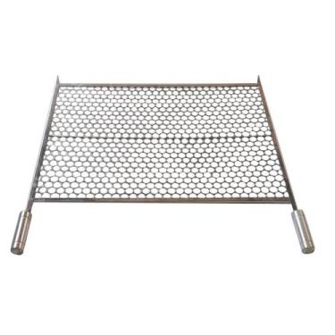 Imagem de Grelha Moeda Inox Chapa Grossa C/ Ponta 6037,5 Churrasco - INOX LAURIN