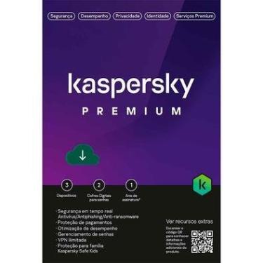 Imagem de Licenca Kaspersky Premium - 3 Dispositivos 2 Conta Kl1047k5cfs