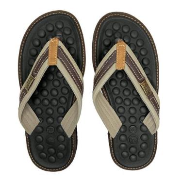 Imagem de Chinelo Masculino Mundo Flex Robust Ortopédico Para Esporão Macio Conf