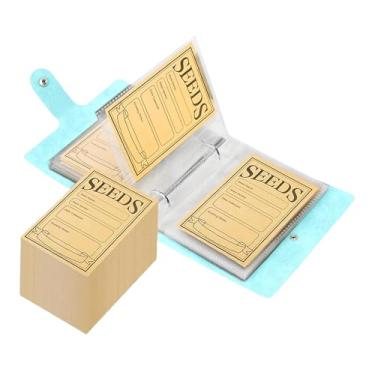 Imagem de predolo Organizador de fichário com 50 pequenos envelopes resseláveis, 50 envelopes transparentes para entrega de grãos de café, Verde