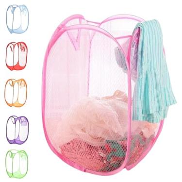 Imagem de Cesto Organizador Dobrável Multiuso 70x40cm Armazenamento de Roupas Brinquedos