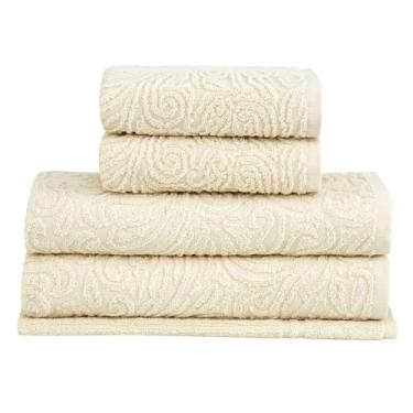 Imagem de Jogo de Toalhas Buddemeyer Liz Extra Soft Banho Bege 5 peças