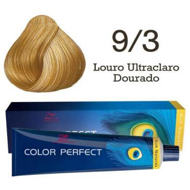Imagem de Coloração Color Perfect 9/3 Louro Ultraclaro Dourado  Wella - Wella Pr